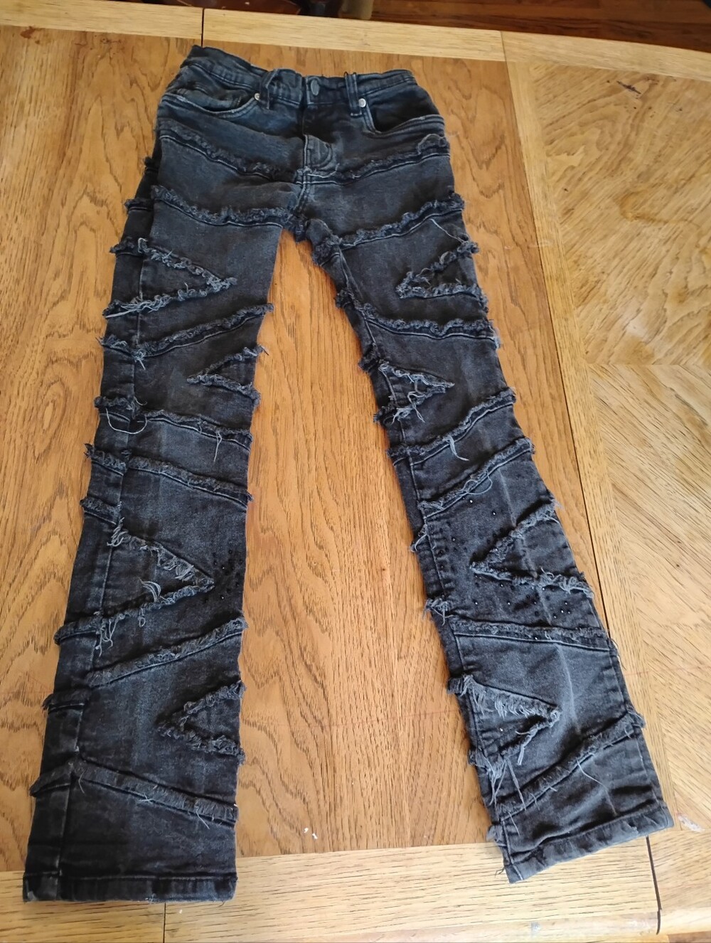 FWRDa Black Washed Distressed Skinny Jeans